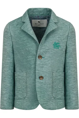Etro Blazer de vestir con logo bordado