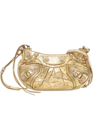 Balenciaga Bolsa satchel Le Cagole mini de piel de becerro con strass 2010-2024