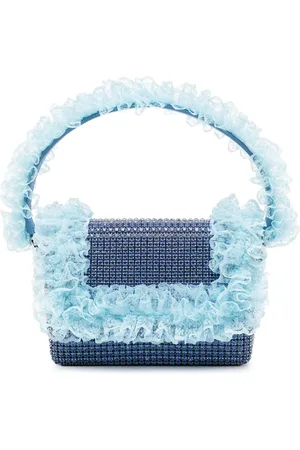 Self-Portrait Bolsa con detalles de encaje y cristales