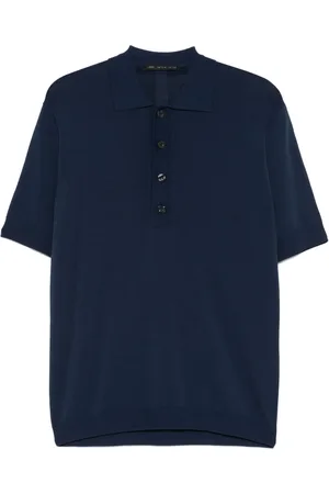 LOW BRAND Playera tipo polo de tejido fino