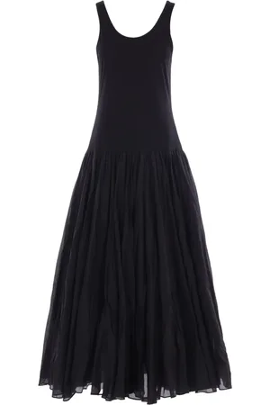 CO Vestido midi acampanado