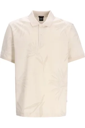 HUGO BOSS Playera tipo polo Paris con bordado floral