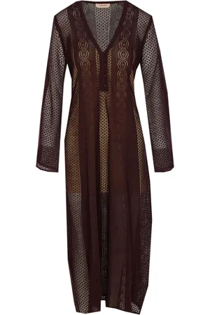 Twin-Set Vestido tejido con perforaciones