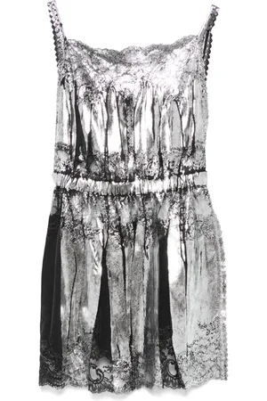 Paco rabanne Camiseta metalizada