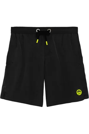BARROW Shorts de playa con logo estampado