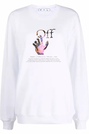 OFF-WHITE Sudadera Caravaggio Hand con logo estampado