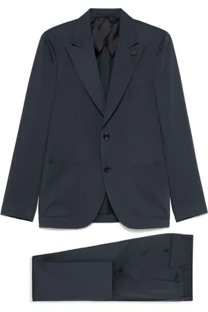LARDINI Traje con detalle de broche