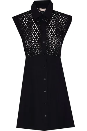 Liu Jo Vestido corto con bordado inglés