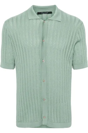TAGLIATORE Playera tipo polo de tejido calado Jesse