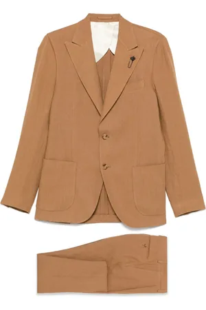 LARDINI Traje con detalle de broche