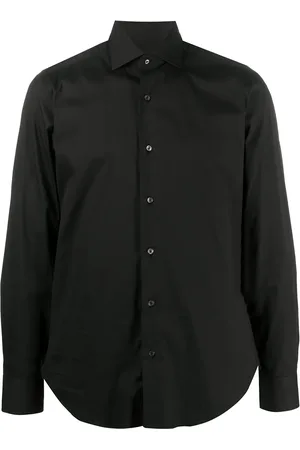 BARBA Camisa con cuello italiano