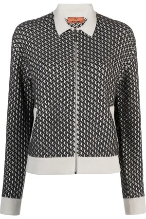 Missoni Cárdigan con cinturón y motivo en jacquard