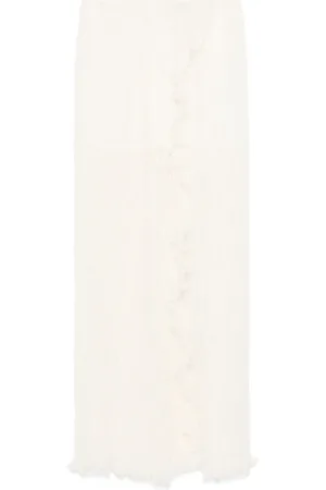 BLUMARINE Vestido largo con pliegues