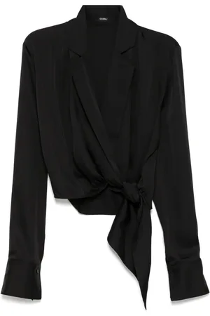GOEN.J Blusa con solapas de esmoquin