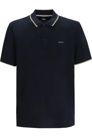 HUGO BOSS Playera tipo polo Paddy con cuello en contraste