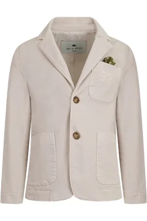 Etro Blazer de vestir con logo bordado