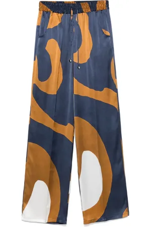 Kiton Pantalones con estampado abstracto