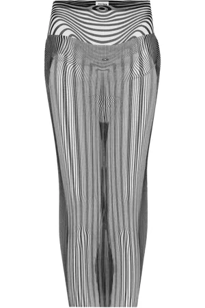 Jean Paul Gaultier Falda larga con diseño drapeado