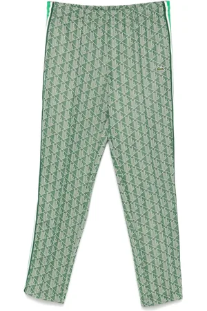 Lacoste Pants con monograma en jacquard