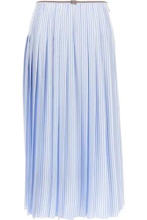 Thom Browne Falda midi con motivo de rayas