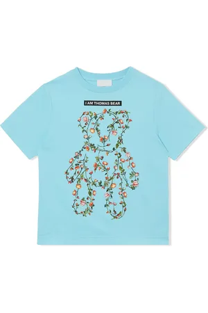 Burberry Playera con estampado de oso floral