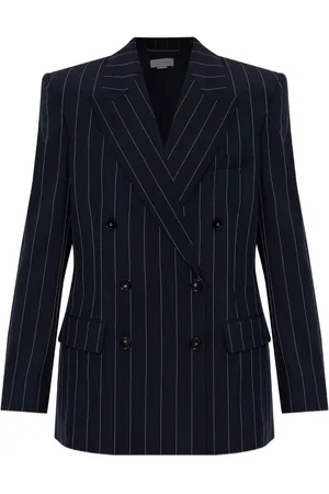 Stella McCartney Blazer con motivo de rayas diplomáticas