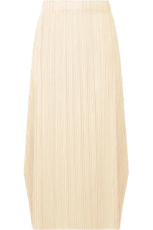 PLEATS PLEASE ISSEY MIYAKE Falda midi con pliegues
