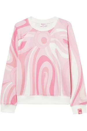 Puccini Sudadera de tela polar con estampado Marmo