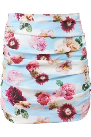 FLEUR DU MAL Falda con estampado floral