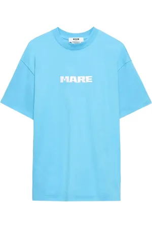 Msgm Playera con aplique del logo