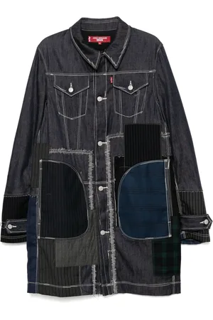 JUNYA WATANABE Abrigo Selvedge en patchwork