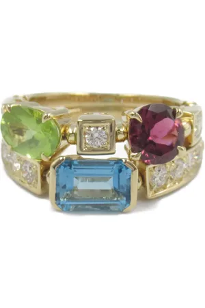 Bvlgari Anillo Allegra en oro amarillo de 18kt con gemas 2010