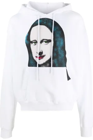 OFF-WHITE Sudadera con estampado de Mona Lisa