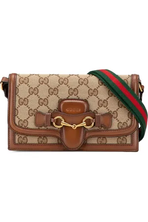 Gucci Bolsa crossbody Lady Web en lona GG con correa 2000-2015