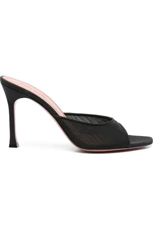 Amina Muaddi Mules Alexa con tacón de 95mm