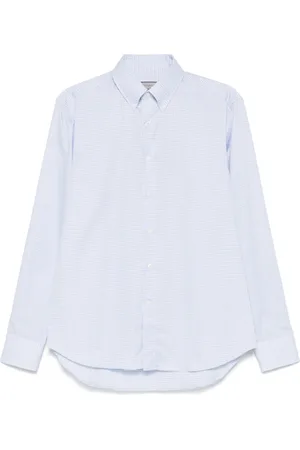 CANALI Camisa con cuadros estampados