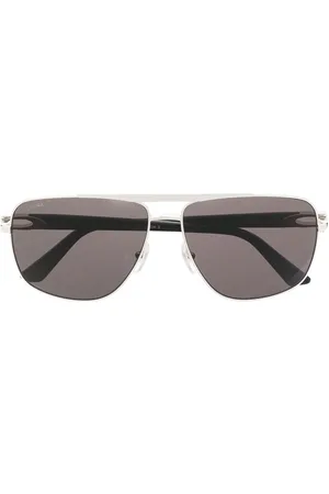Cartier Lentes de sol con armazón estilo piloto