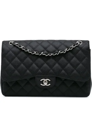 CHANEL Bolsa de hombro Jumbo Classic Caviar Double Flap 2013-2014