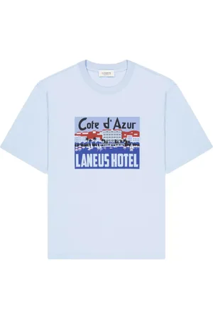 LANEUS Playera con estampado gráfico