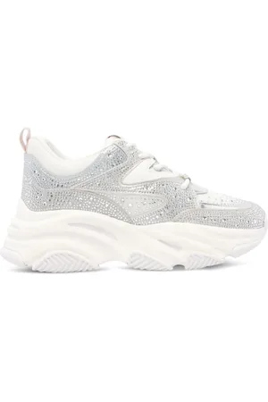 Steve Madden Tenis metalizados con suela gruesa
