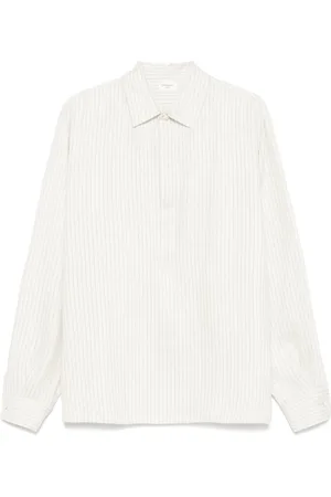 Saint Laurent Camisa con rayas estampadas