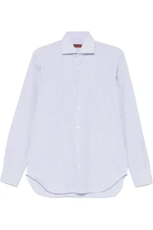 BARBA Camisa con rayas estampadas