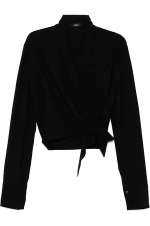 GOEN.J Blusa con solapas de esmoquin