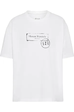 Maison Margiela Playera con logo estampado