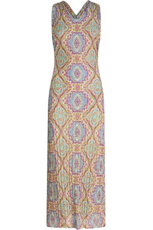 Etro Vestido midi con detalle plisado