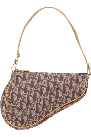 Dior Bolsa de hombro Saddle Pochette Diorissimo mini en lona 2001