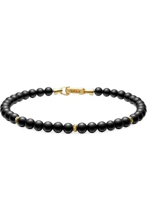 David Yurman Pulsera Bijoux Spiritual Beads en oro amarillo de 14kt de 4mm
