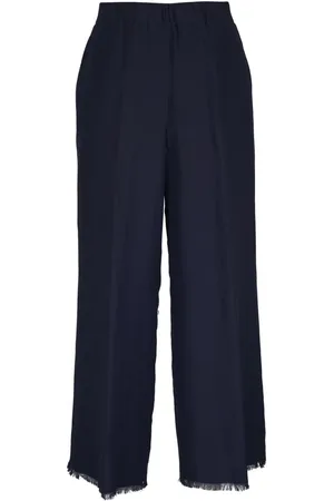 ANTONELLI Pantalones con bordes deshilachados