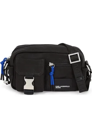 Karl Lagerfeld Bolsa crossbody con logo estampado