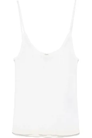 Chloé Camiseta con placa del logo